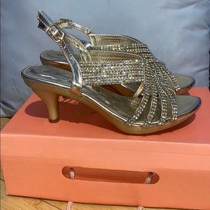 First Sight Gold High heels